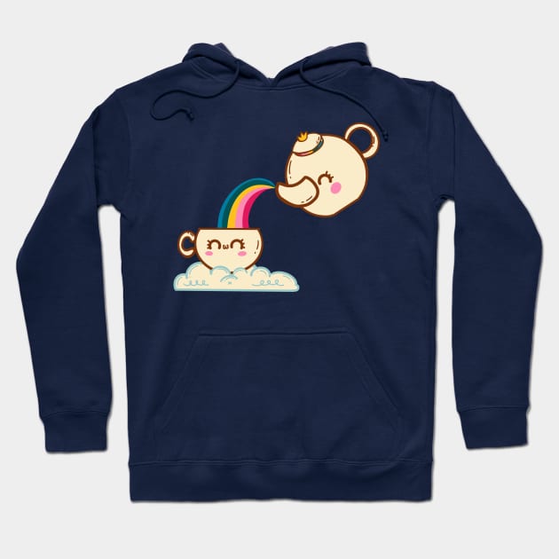 Rainbow Tea Hoodie by Fluffymafi